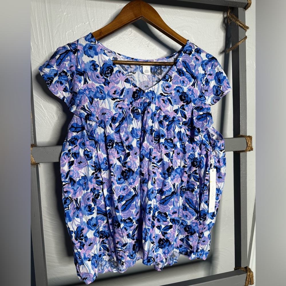 CASLON - FLORAL BLOUSE - NWT